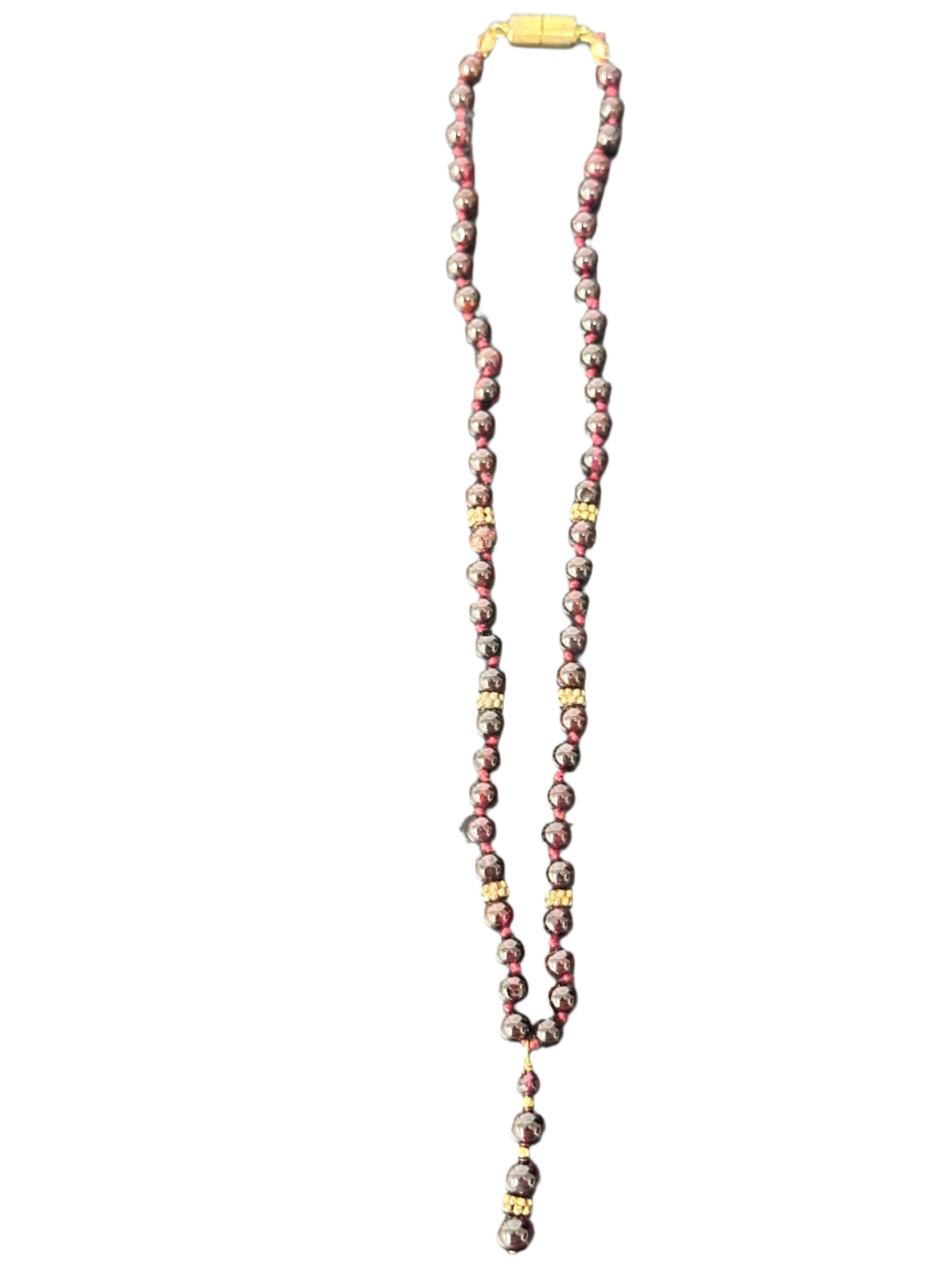Capricorn Necklace. Designed and produced with Garnett gemstones. A Zodiac necklace designed and produced by AstroCreations.