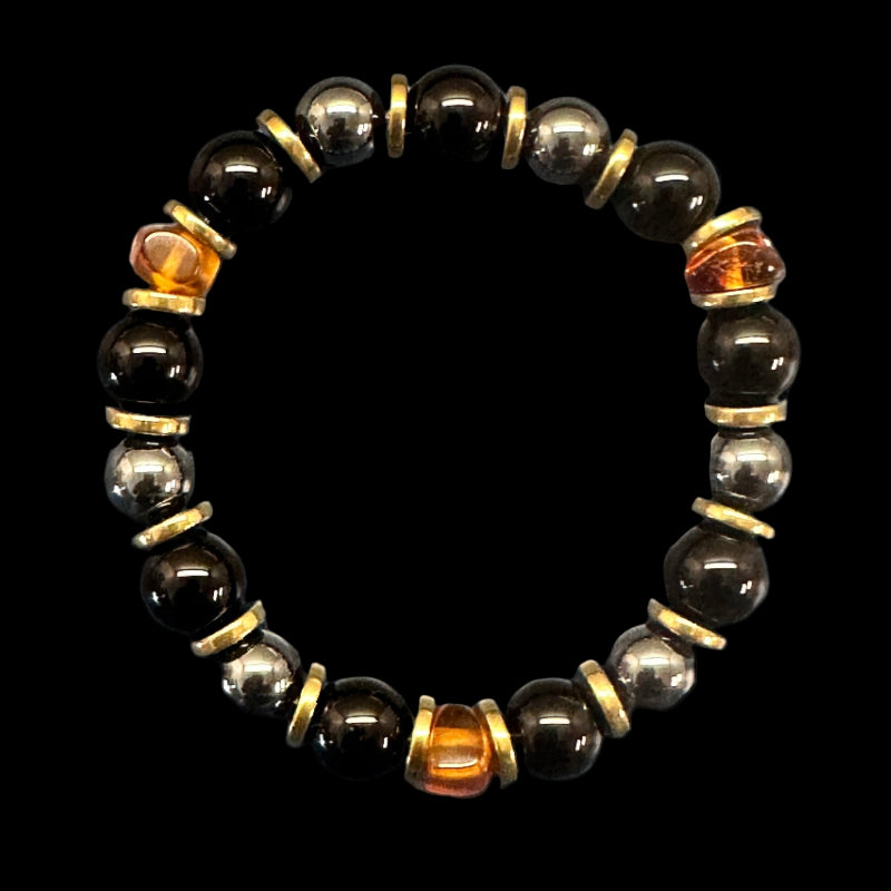 Capricorn Bracelet. A bracelet designed and produced using semi-precious stones by Astrocreations.