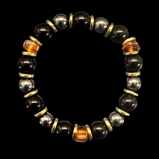 Capricorn Bracelet. A bracelet designed and produced using semi-precious stones by Astrocreations.