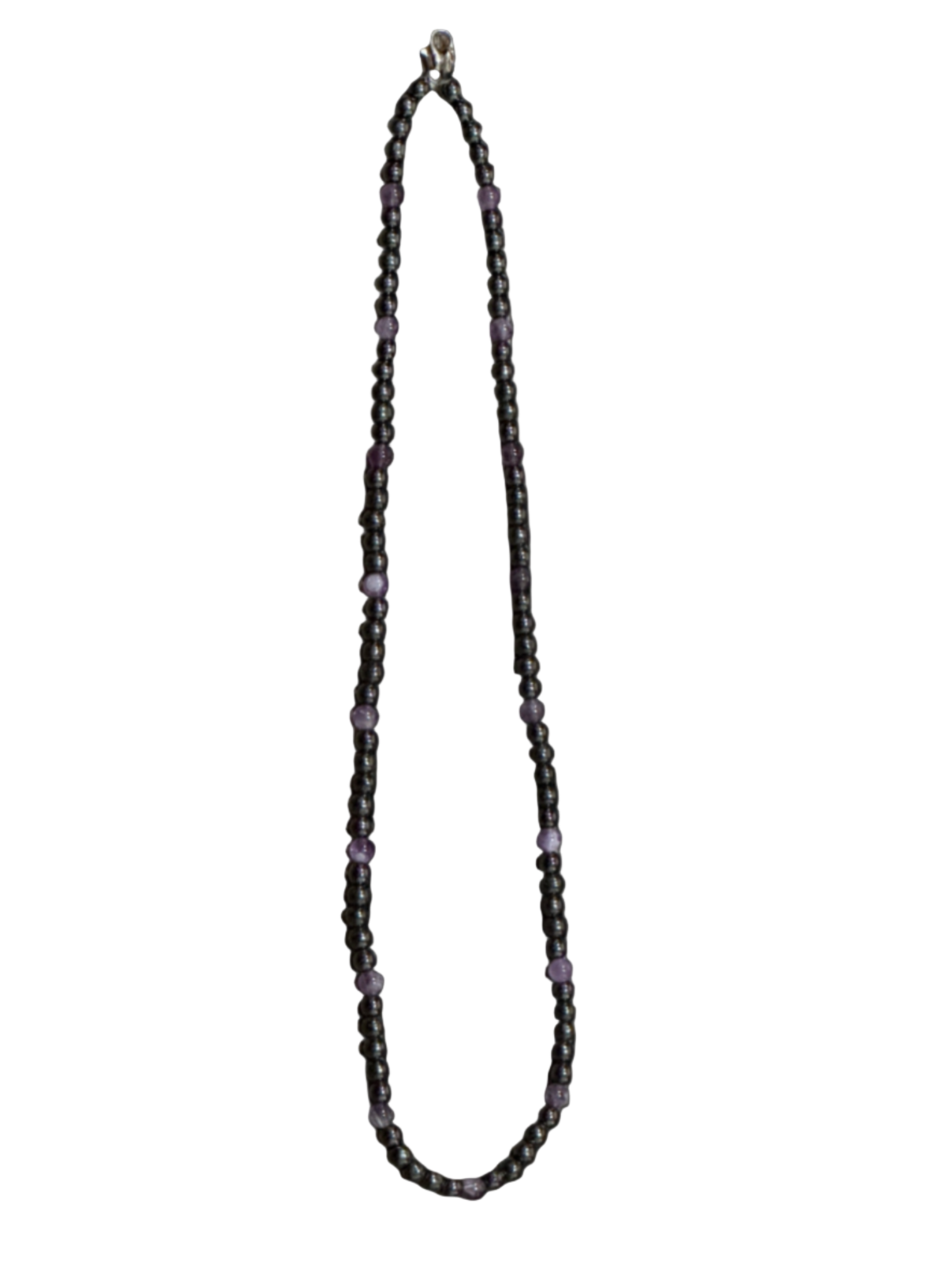 A Capricorn Necklace designed semi-gemstones. The size of the necklace:  16 inches (4 mm). A beautiful one-of-a-kind necklace created by AstroCreations, makers of Zodiac jewelry.