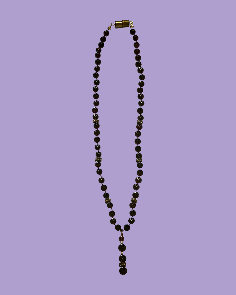 Capricorn Garnet Necklace