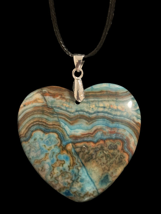 'Deep Rivers' - Cancer Pendant, designed and produced by AstroCreations. Creators of unique Zodiac jewelry.