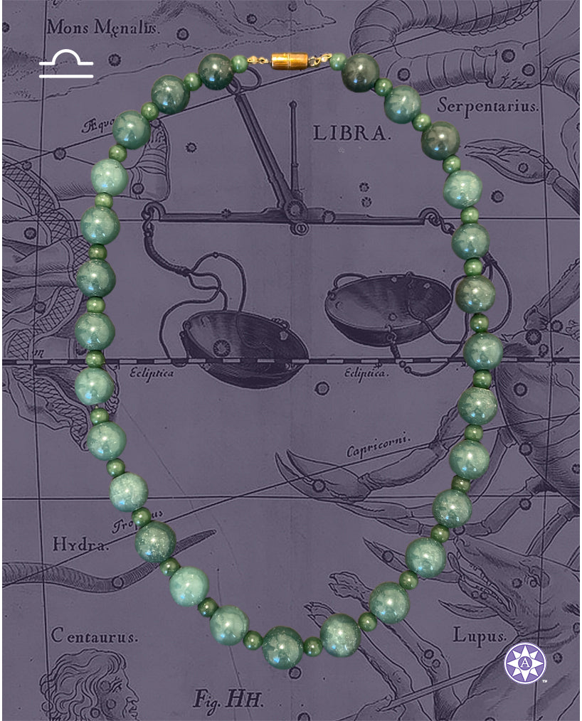 Libra Deep Green Jade Ensemble