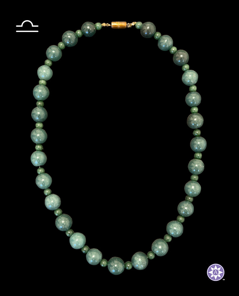 Libra Deep Green Jade Ensemble