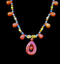 Sagittarius Empowerment Necklace, designed and produced by  AstroCreations. Makers of unique Zodiac jewelry.