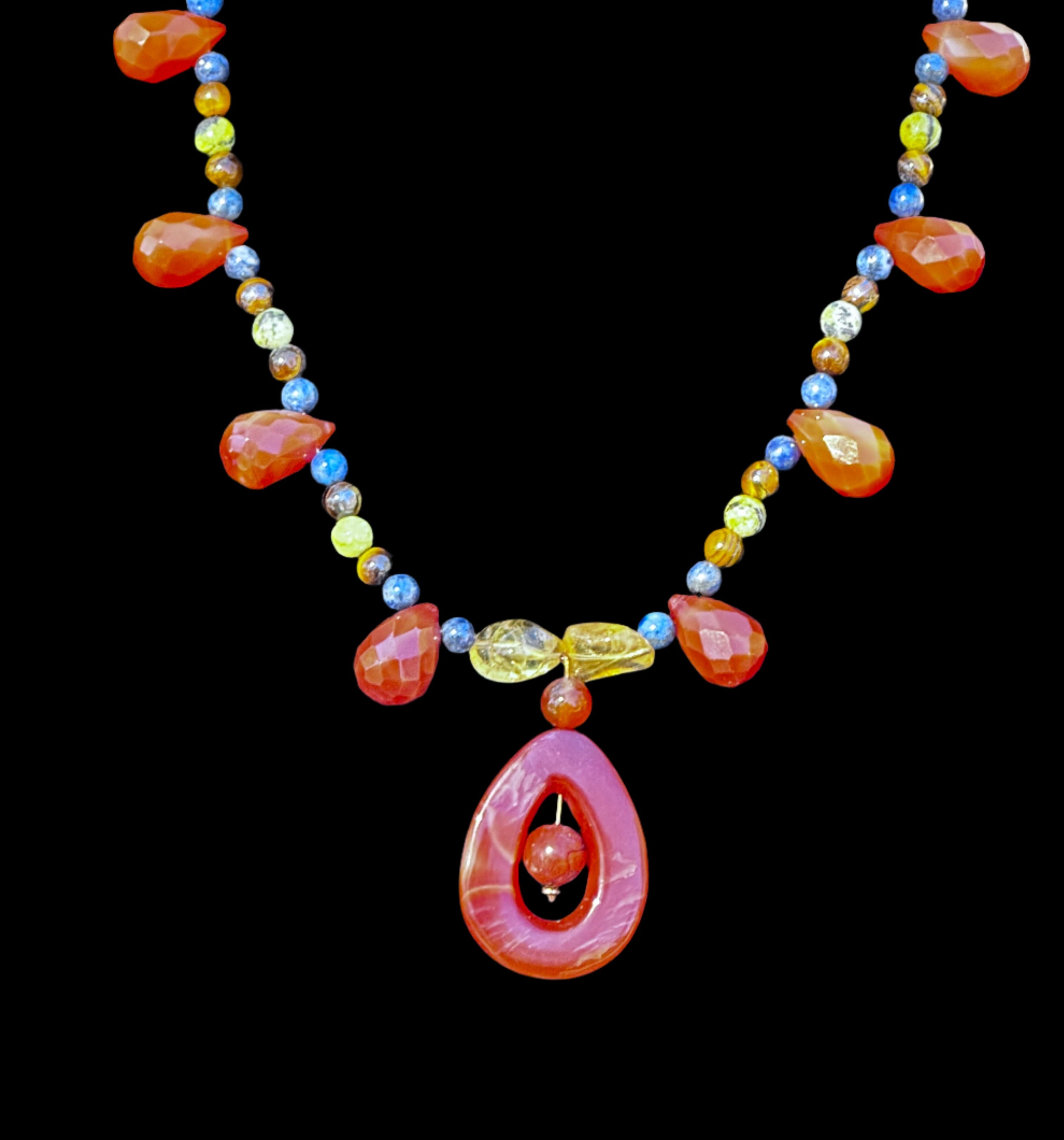 Sagittarius Empowerment Necklace, designed and produced by  AstroCreations. Makers of unique Zodiac jewelry.