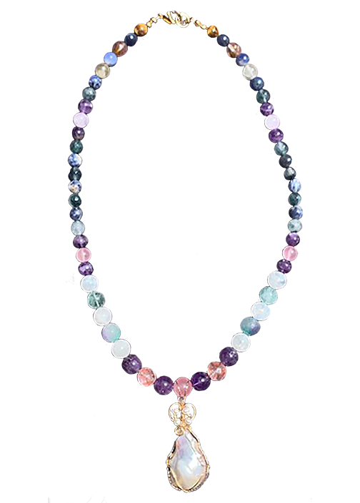 Summer Solstice Necklace,  designed by AstroCreations