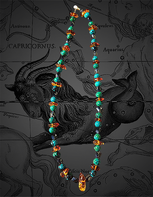 CAPRICORN Empowerment Necklace, AstroCreations