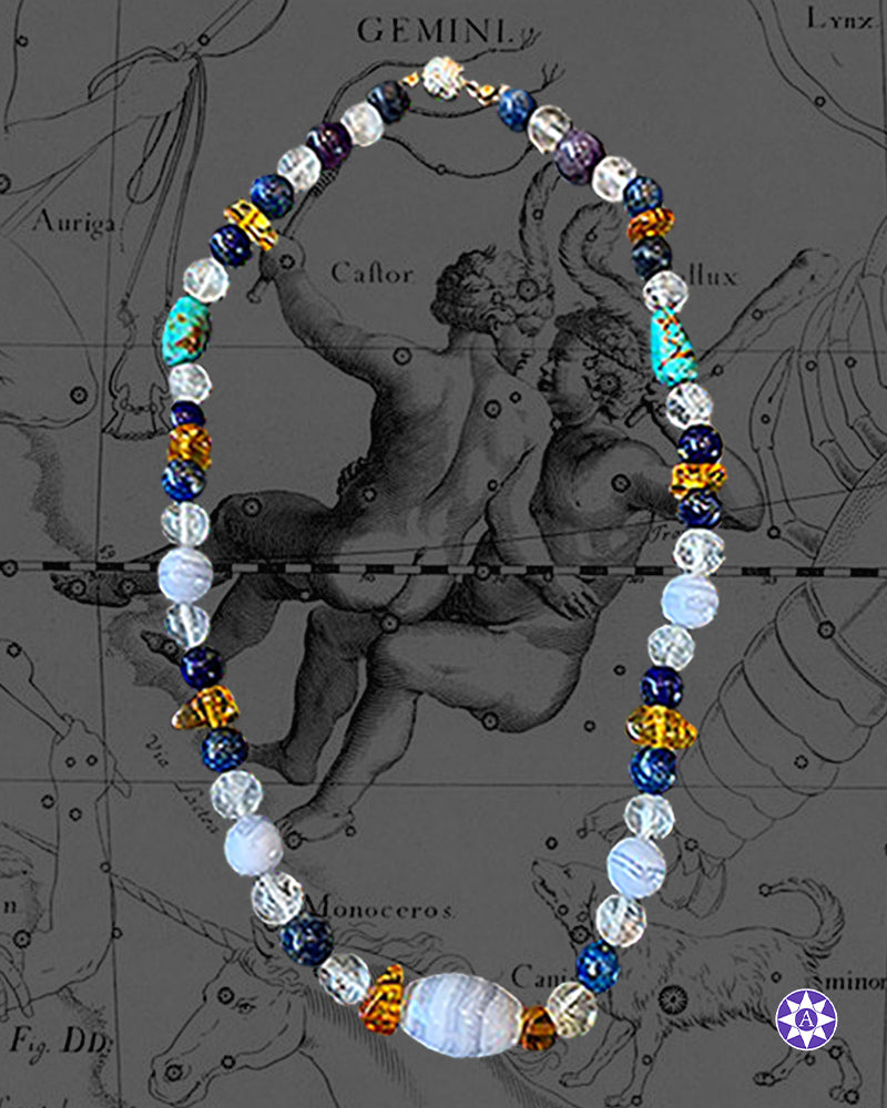 GEMINI Necklace, astrocreations