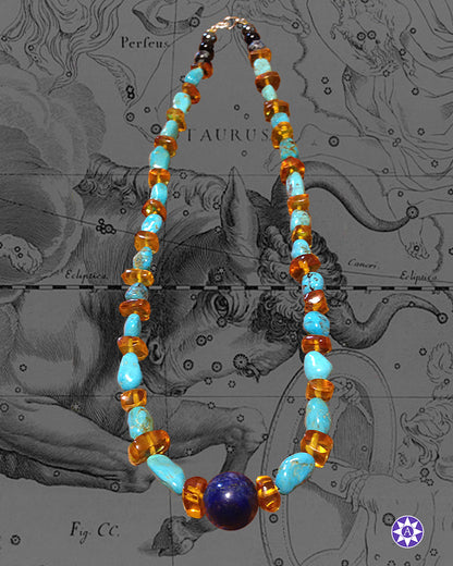 AstroCreations.com: Taurus Collection.  Empowerment Necklace